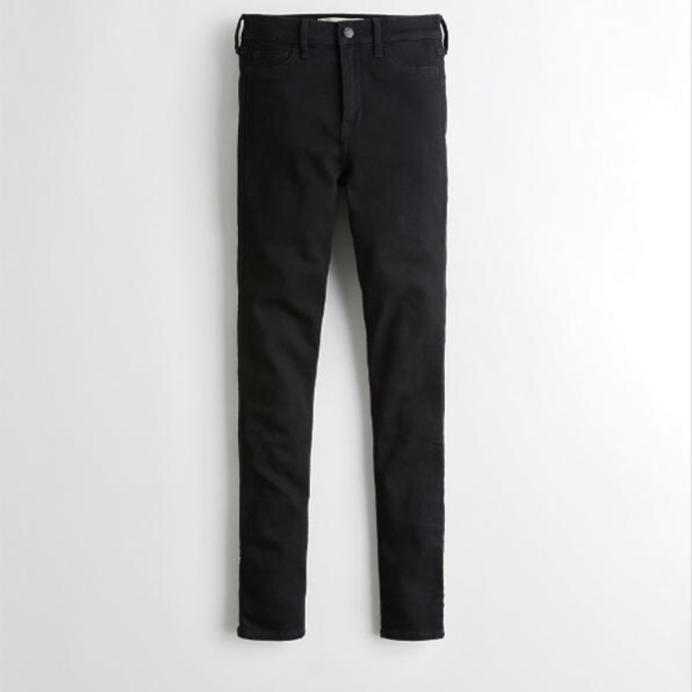Black High rise Hollister jeans